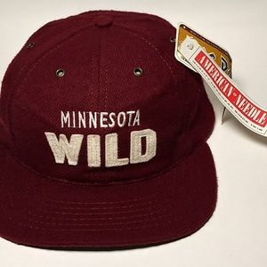 American Needle Minnesota Wild Felt Script Hat